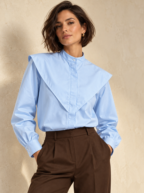 Blusa Agatha azul celeste
